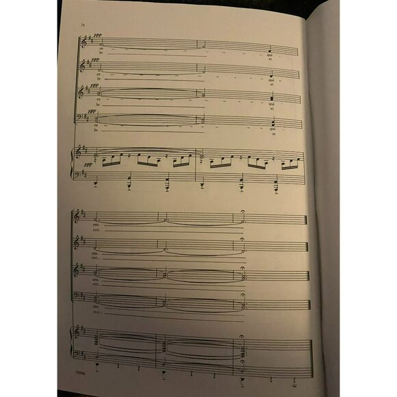 Gabriel Fauré Requiem Sheet Music For Four-Part Chorus Mixed Voices Piano reduc - Picture 7 of 9